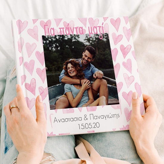 Pink Hearts - Premium Photobook 30X30 Τετράγωνο