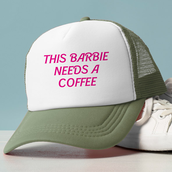 This barbie needs a coffee - Καπέλο Χακί