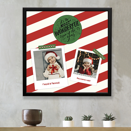 It's A Wonderful Time - Phototile Μαύρο Μικρό