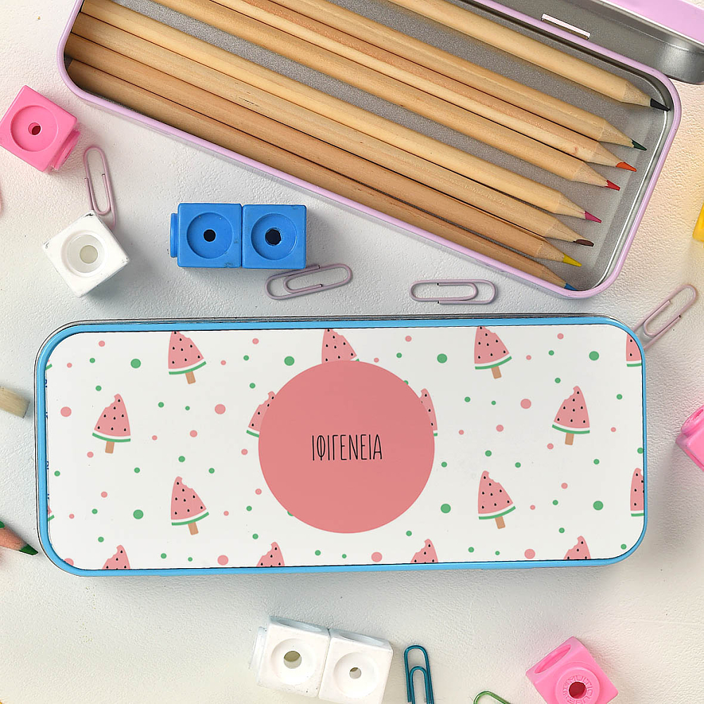 Καρπουζάκια - Κασετίνα Μεταλλική