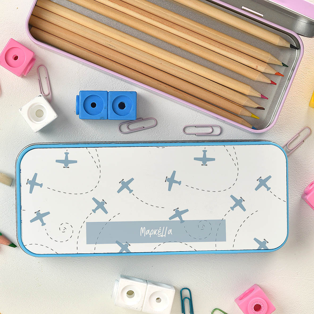 Αεροπλάνα - Κασετίνα Μεταλλική