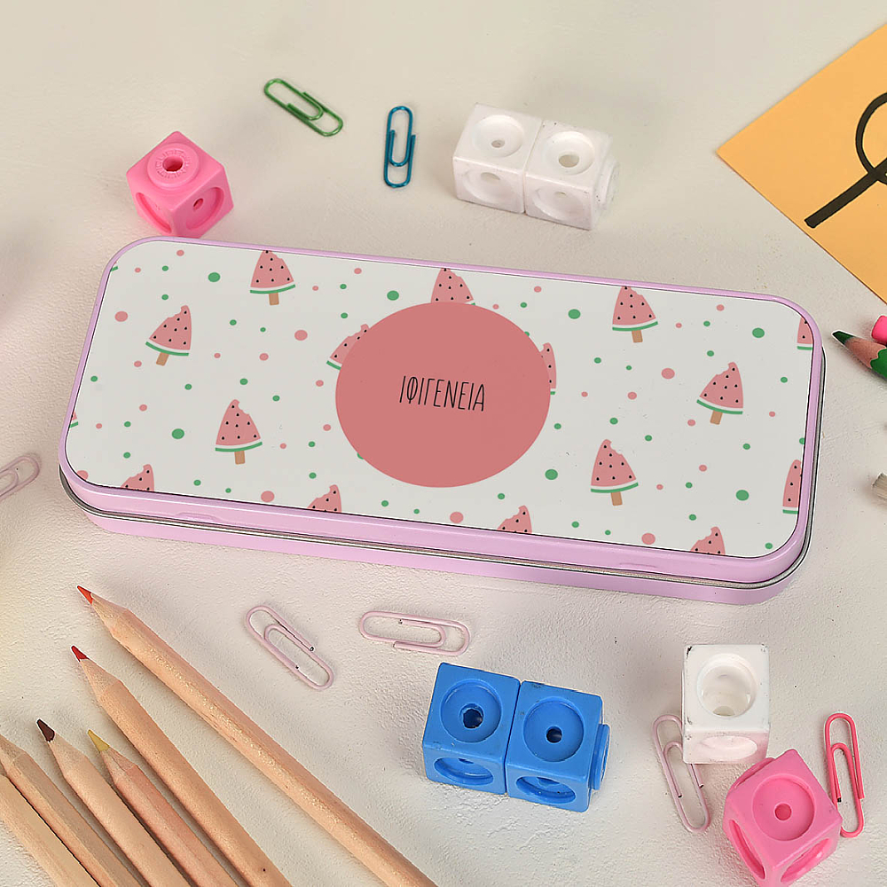 Καρπουζάκια - Κασετίνα Μεταλλική