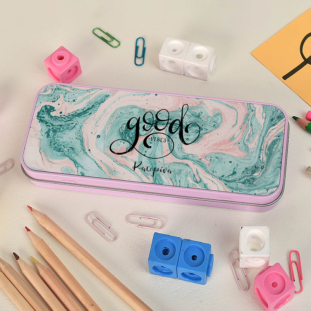 Good Vibes - Κασετίνα Μεταλλική