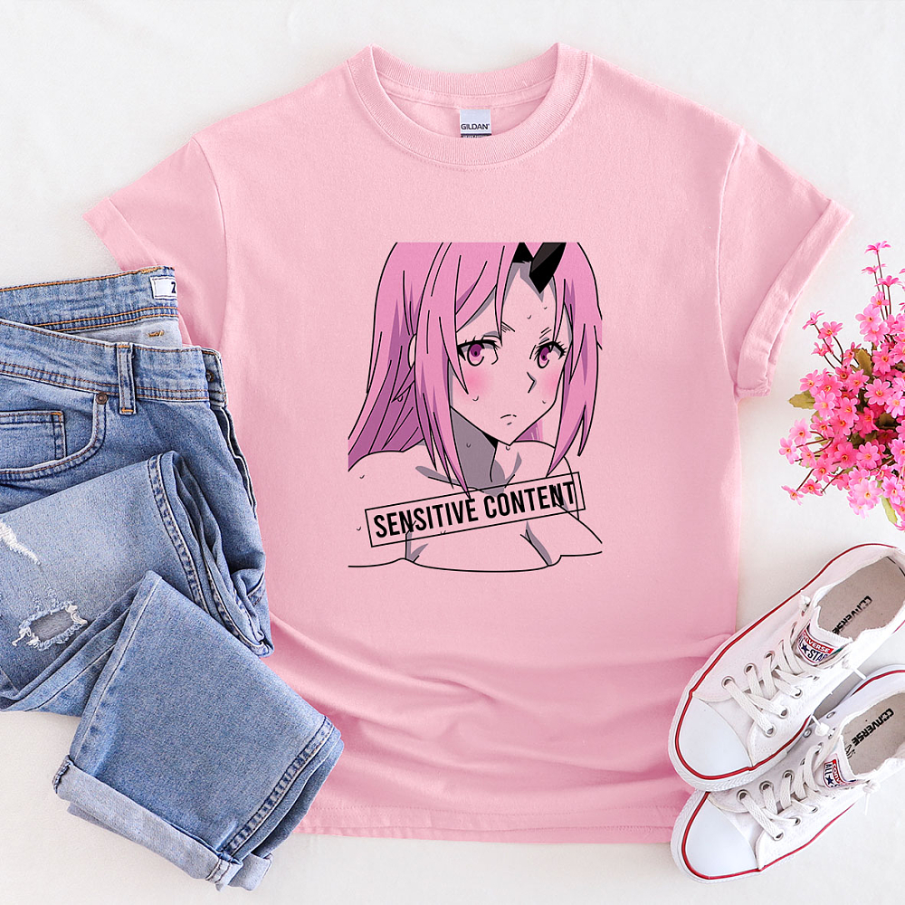 Purple Αnime  -  Organic Vegan T-Shirt Unisex