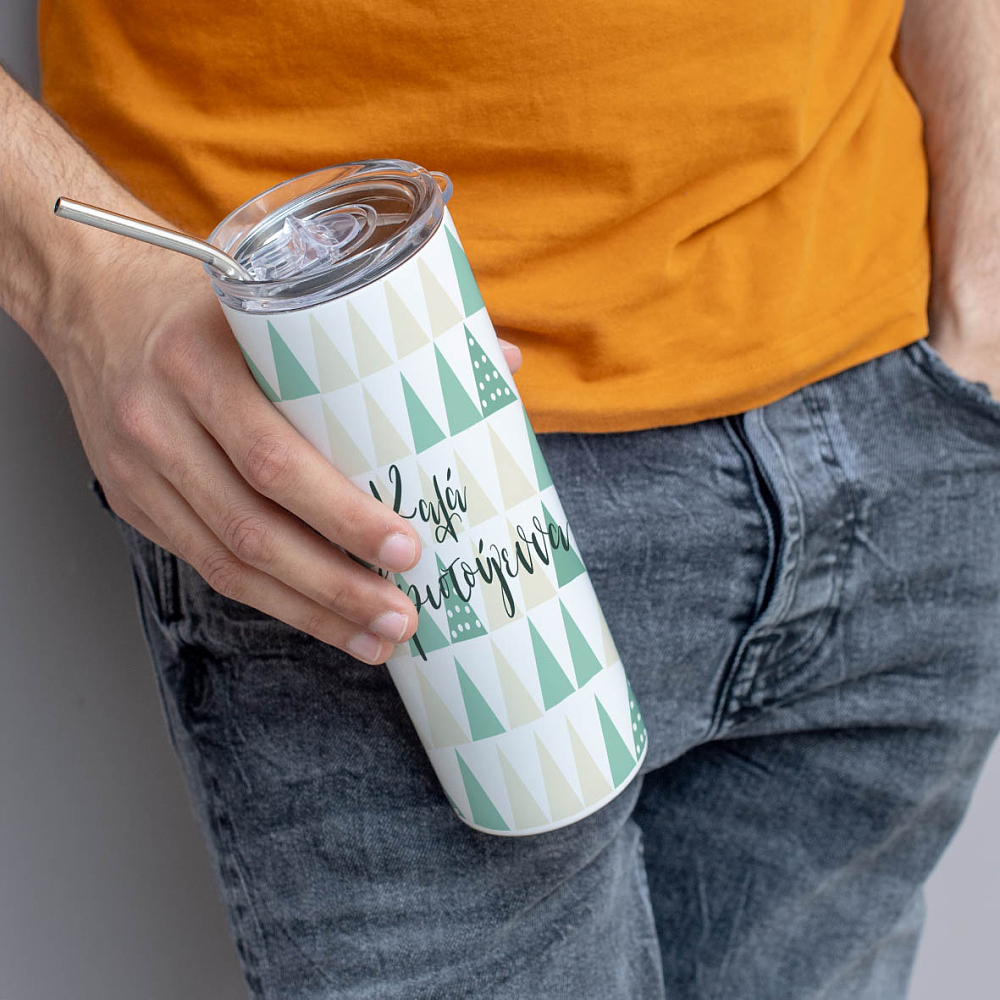 Xmas Green Trees - Ποτήρι Θερμός 600ml