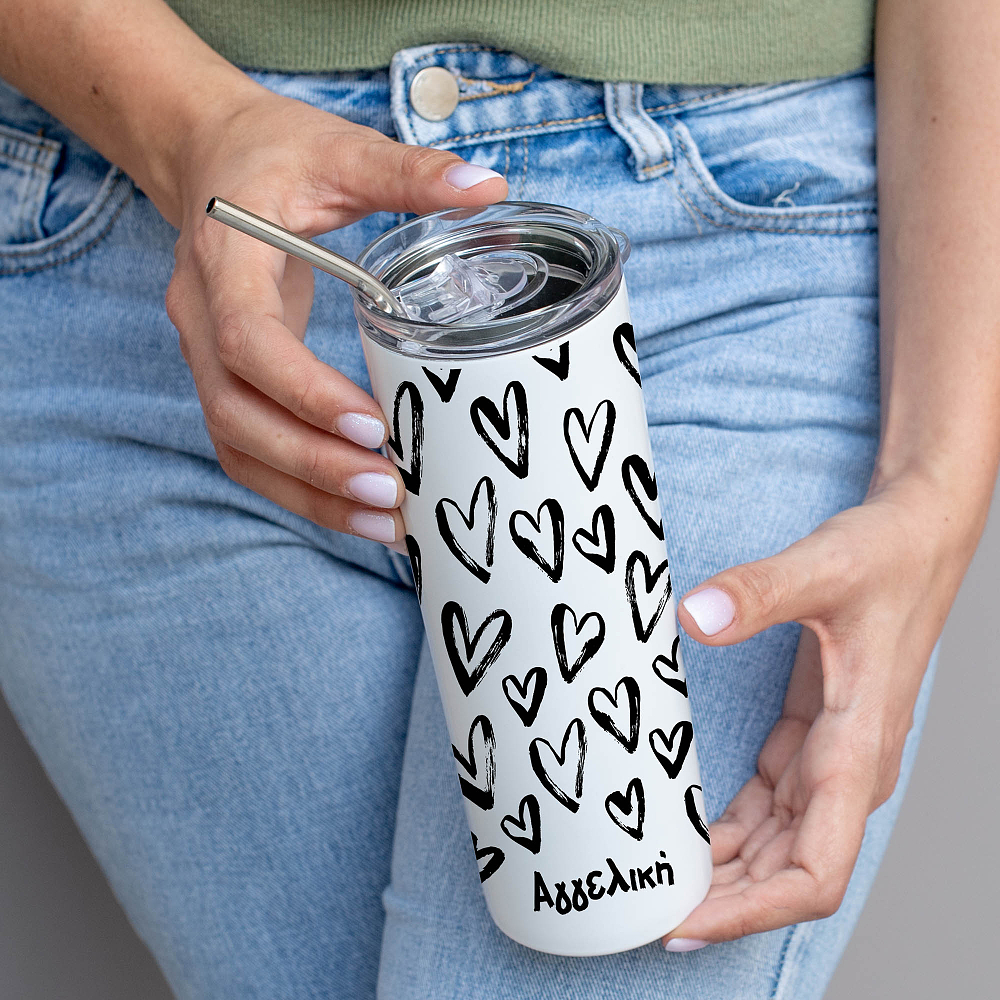 Black Hearts - Ποτήρι Θερμός 600ml
