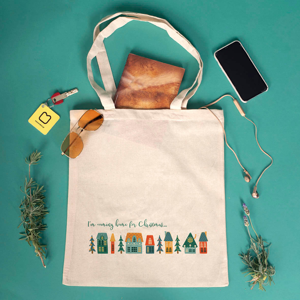 Xmas Town - Πάνινη Τσάντα