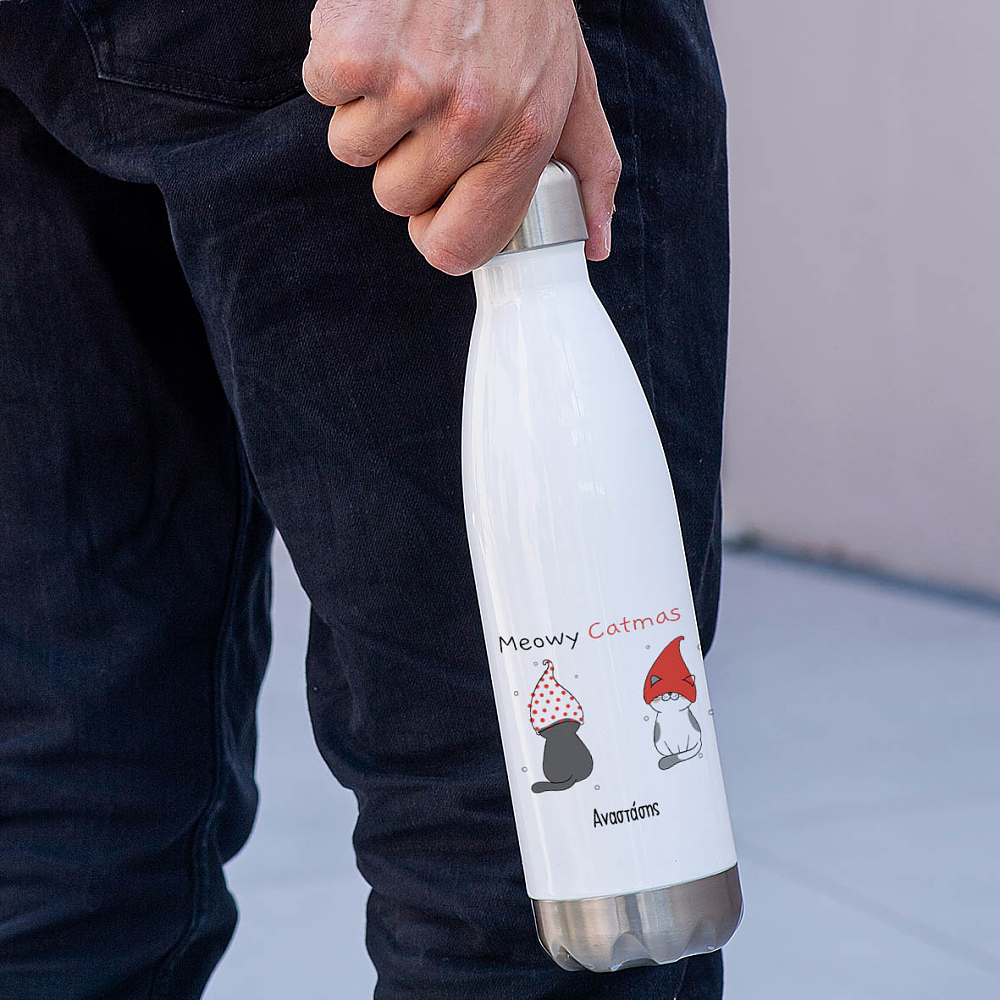 Xmas Cats - Μπουκάλι Θερμός 500ml