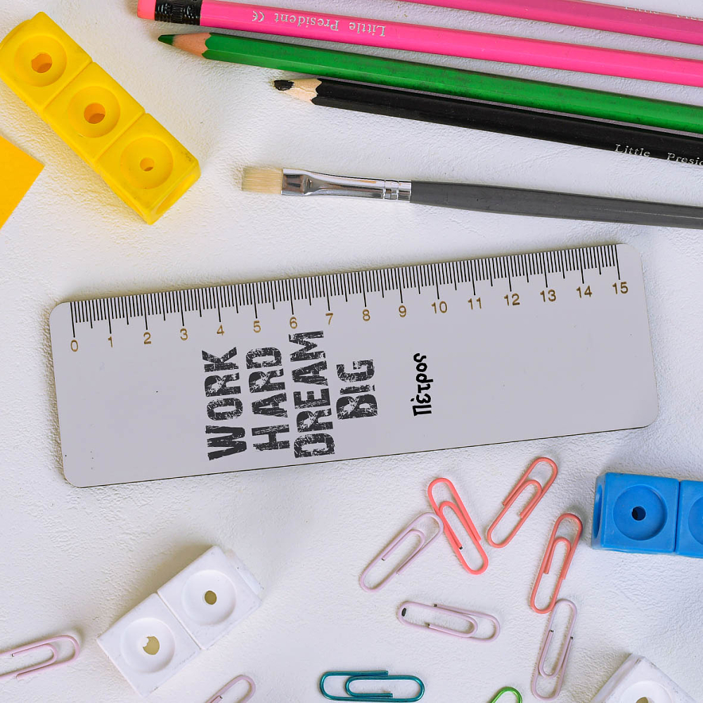 Work Hard Dream Big - Χάρακας Ξύλινος