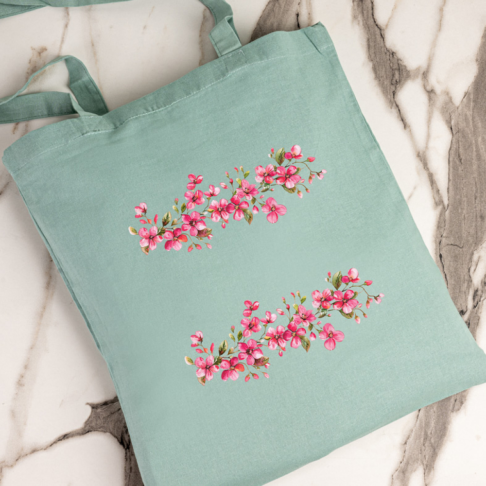 Λουλούδι Αμυγδαλιάς - Πάνινη Τσάντα