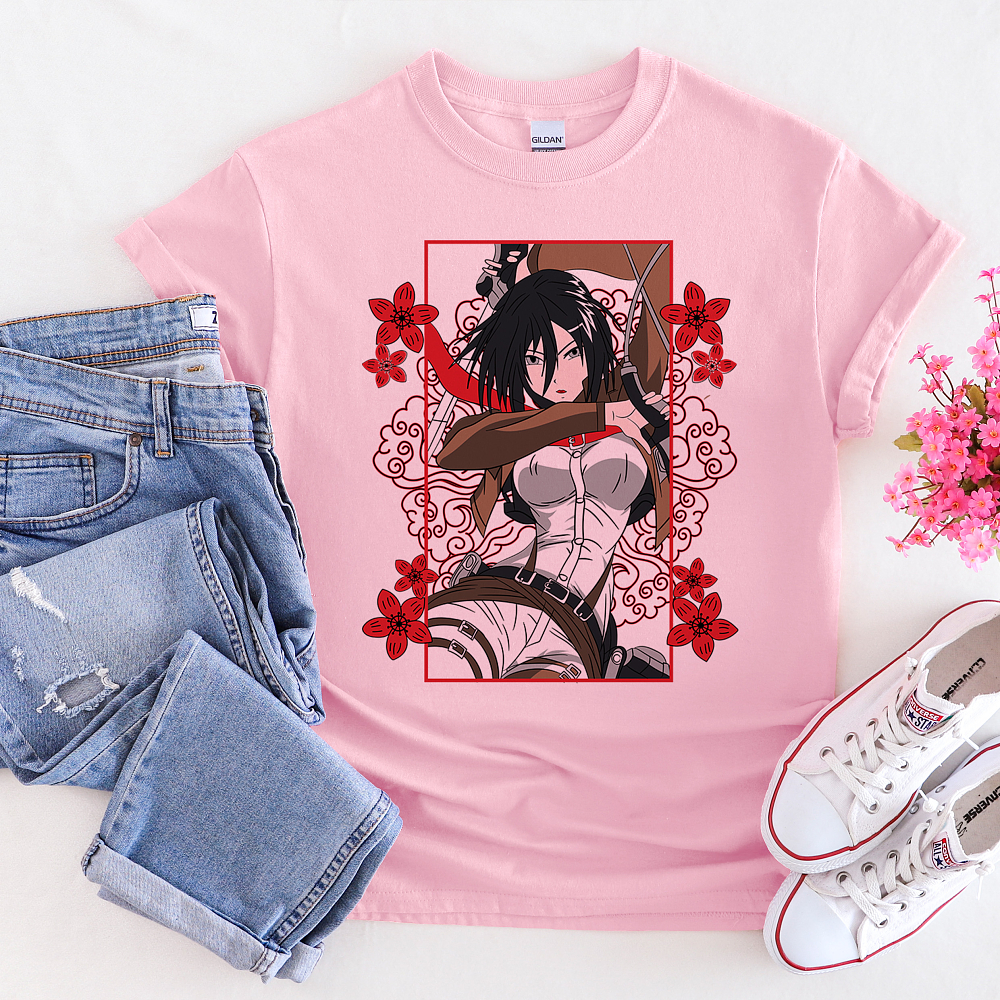 Mikasa Anime -  Organic Vegan T-Shirt Unisex