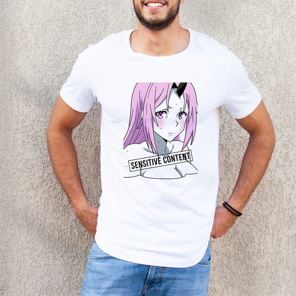 Purple Αnime  -  Organic Vegan T-Shirt Unisex