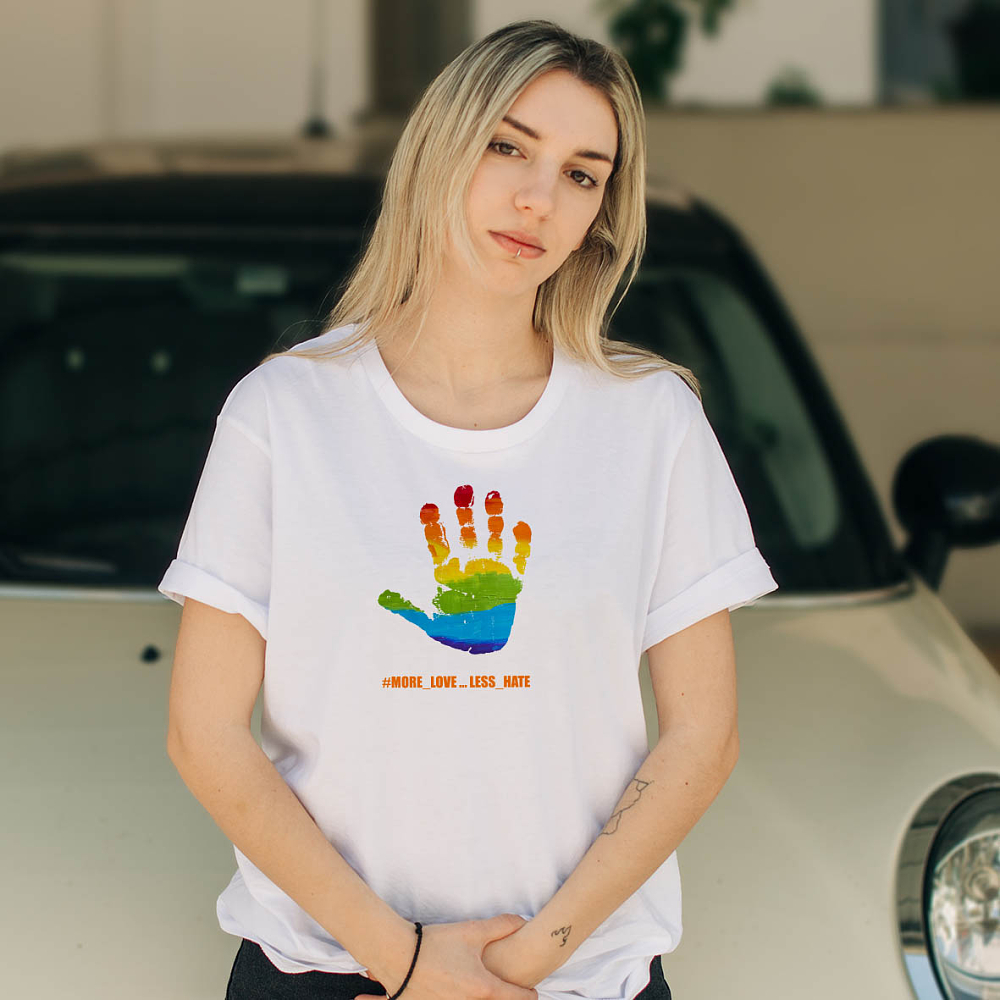 Less Hate -  Organic Vegan T-Shirt Unisex