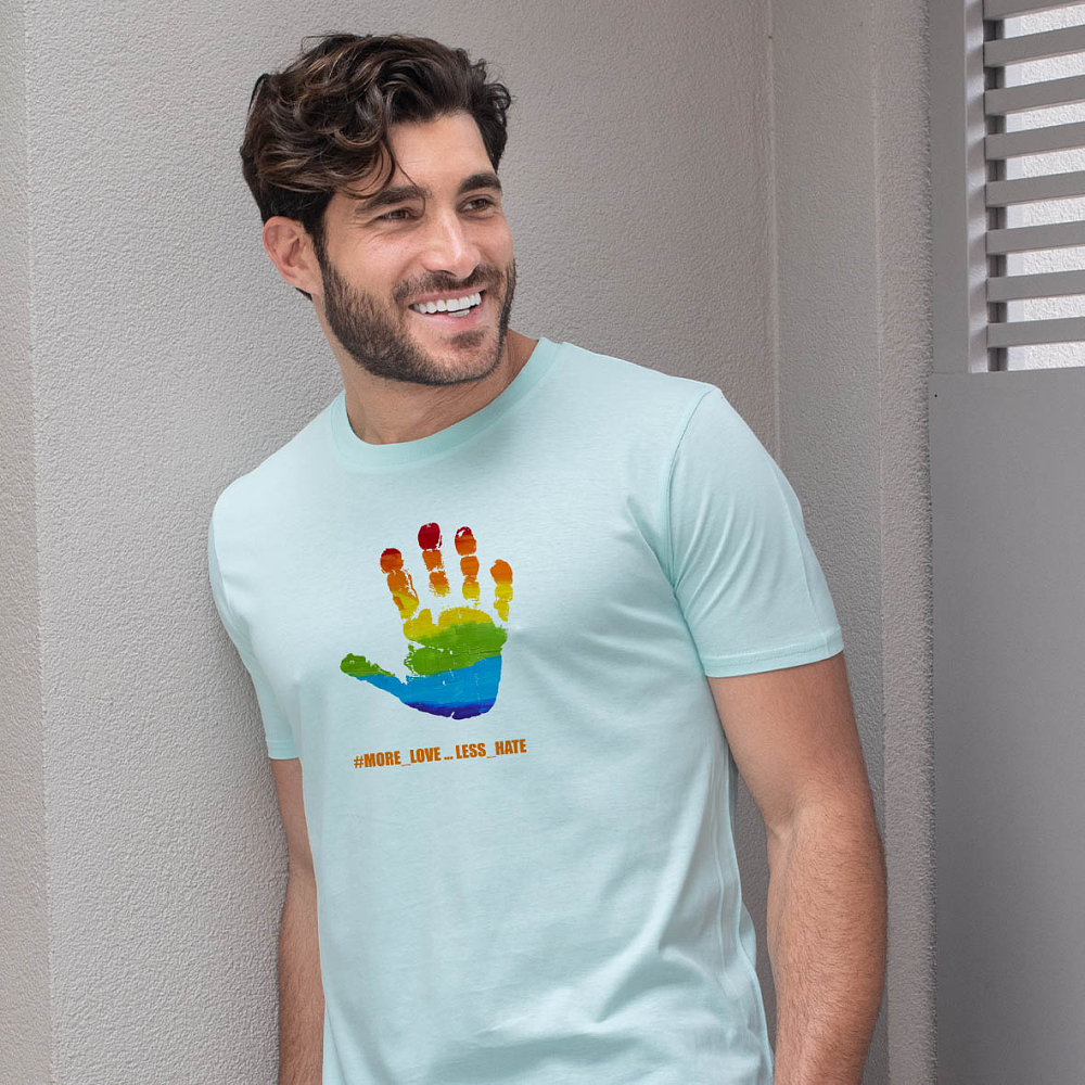 Less Hate -  Organic Vegan T-Shirt Unisex