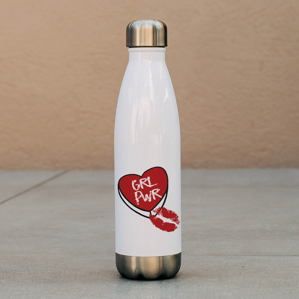Girl Power Red - Μπουκάλι Θερμός 500ml
