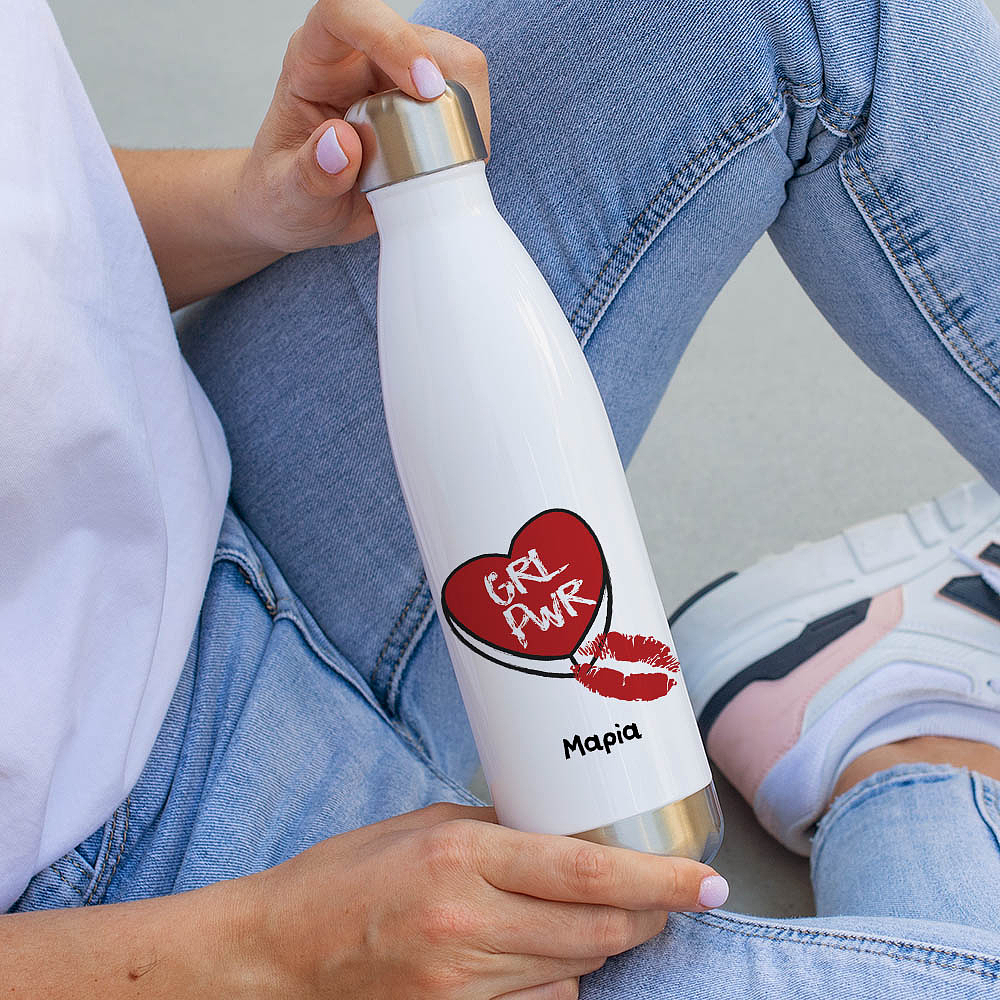 Girl Power Red - Μπουκάλι Θερμός 500ml