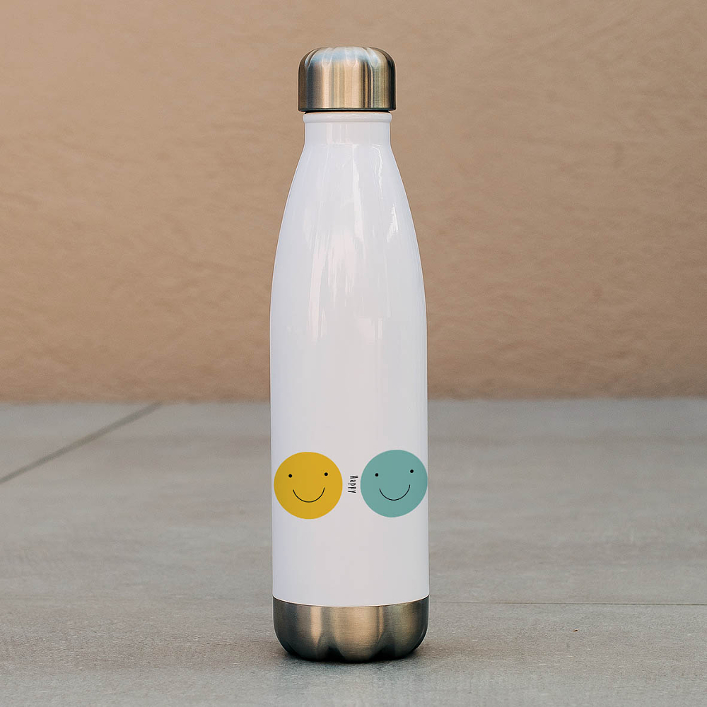 Happy Faces - Μπουκάλι Θερμός 500ml