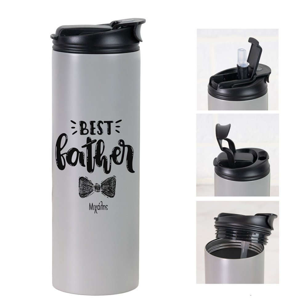 Best Father - Sports Gym Θερμός 600 ml