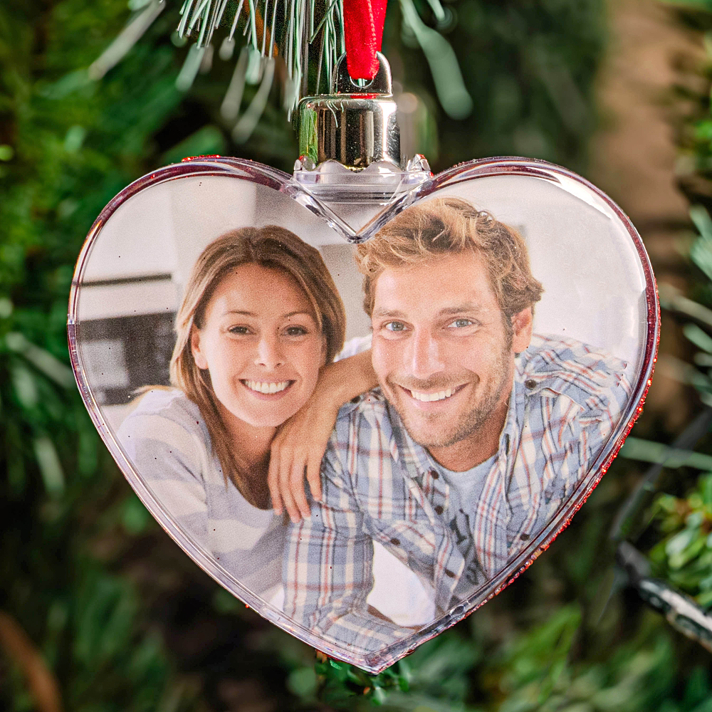 Χριστουγεννιάτικη Μπάλα Καρδιά Κόκκινη