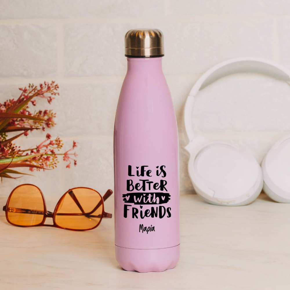 Life Is Better With Friends - Μπουκάλι Θερμός 500ml