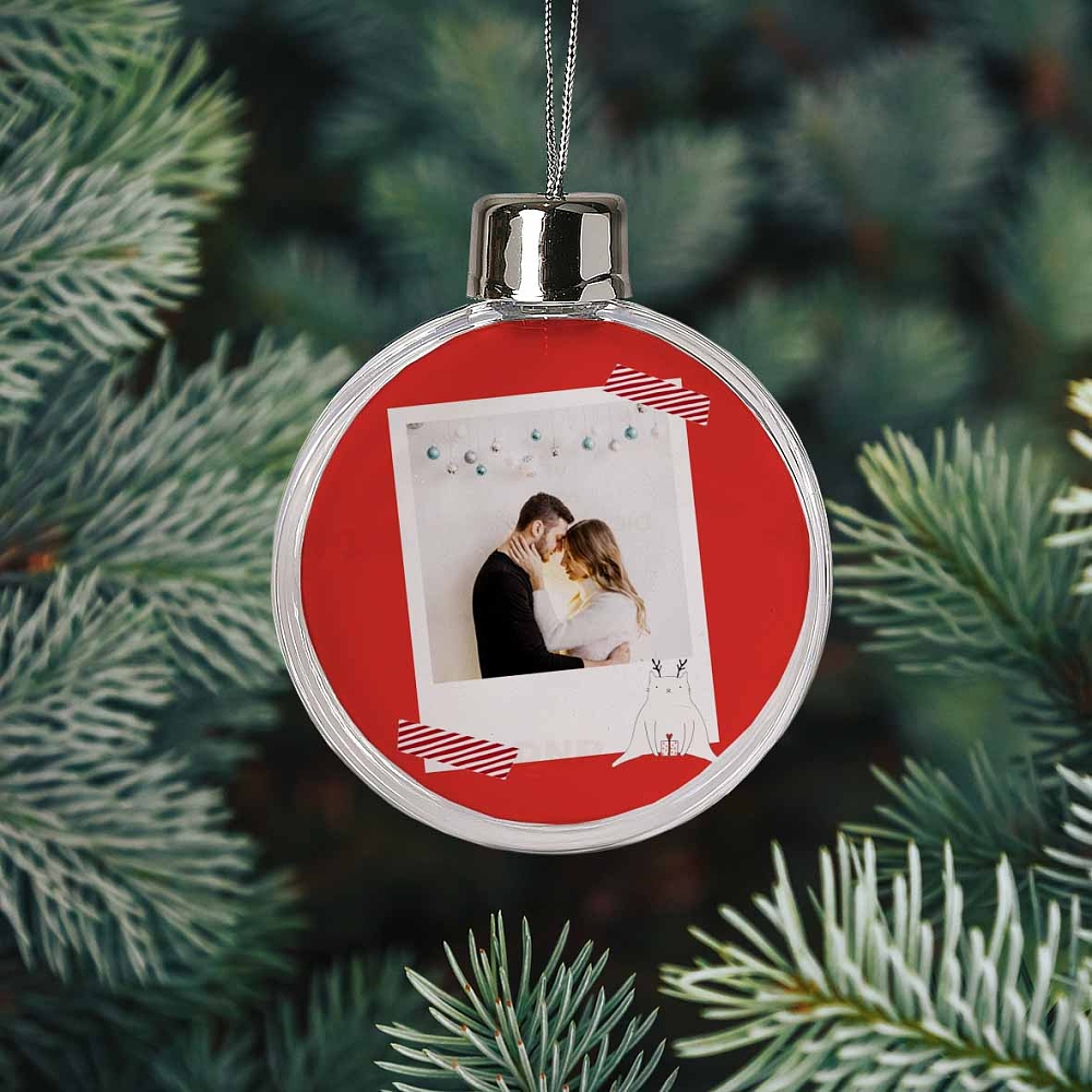 Xmas Cats Couple - Χριστουγεννιάτικη Μπάλα