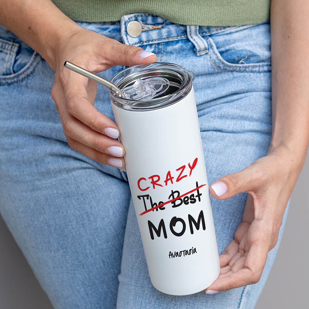 Crazy Mom - Ποτήρι Θερμός 600ml