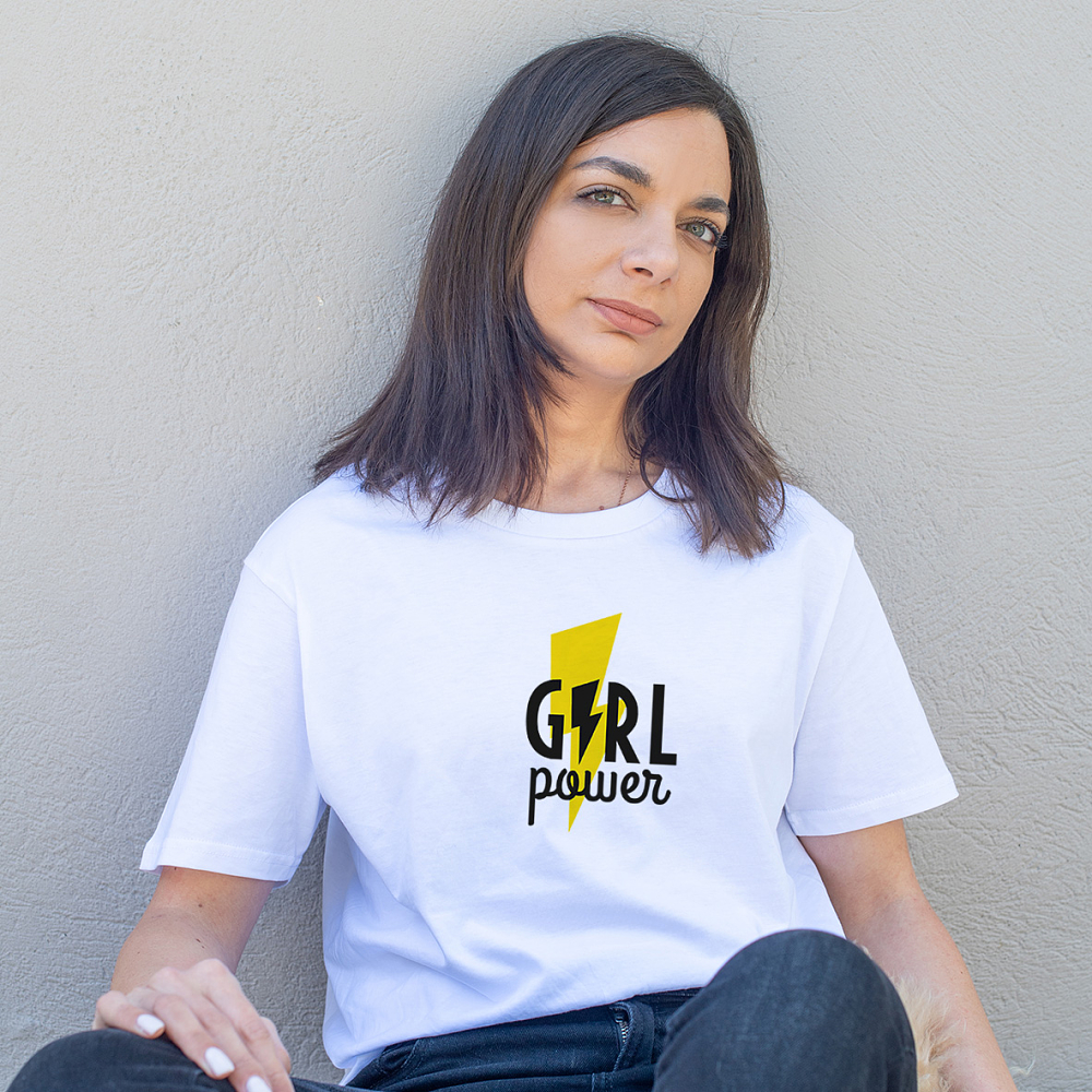 Girl Power -  Organic Vegan T-Shirt Unisex