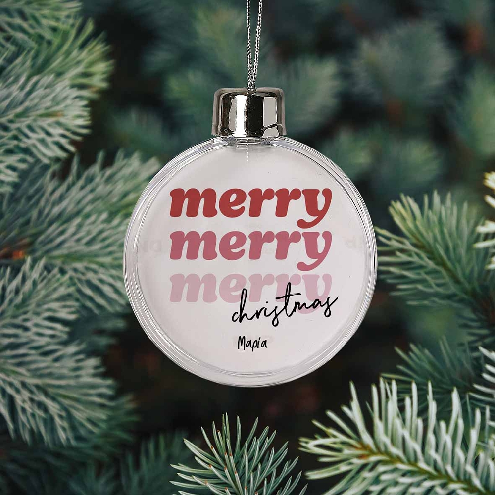 Merry, Merry Xmas - Χριστουγεννιάτικη Μπάλα