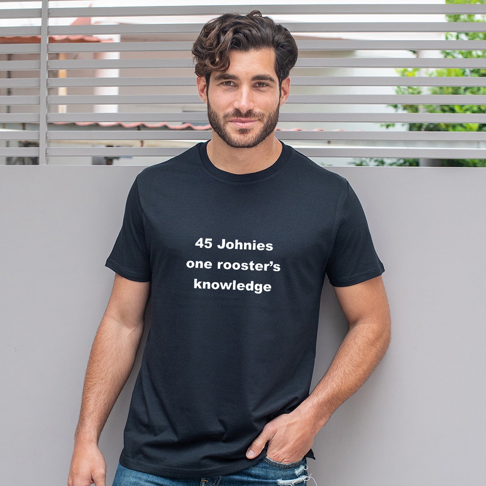 45 JOHNIES -  Organic Vegan T-Shirt Unisex
