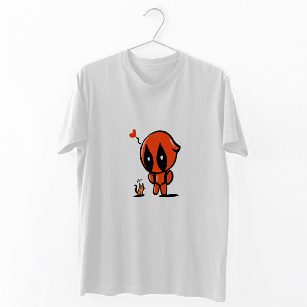 Mew Deadpool - Organic Vegan T-Shirt Unisex