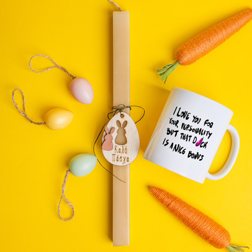 I Love you for... - Λαμπάδα Με Κούπα