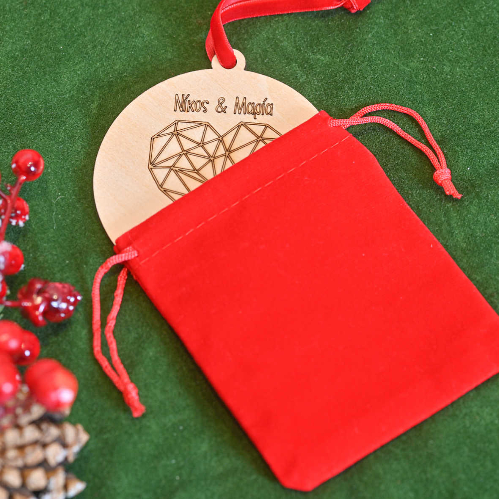 Xmas Lovers - Ξύλινο Στολίδι