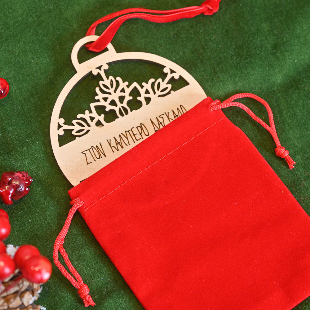 Χιονονιφάδα - Ξύλινο Στολίδι