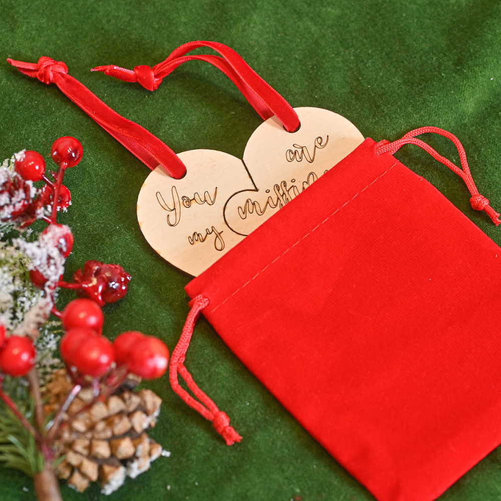 You Are My Missing Piece - Ξύλινο Στολίδι