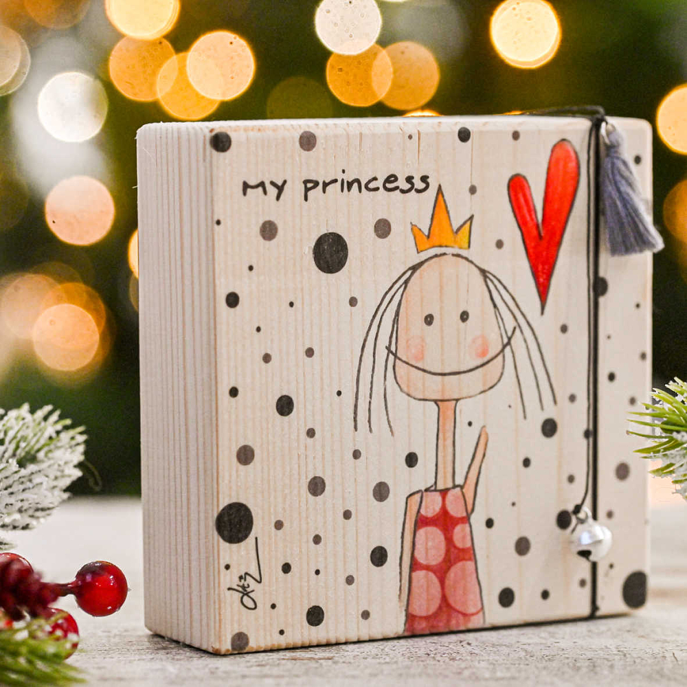 My Princess - Ξύλινο Γούρι