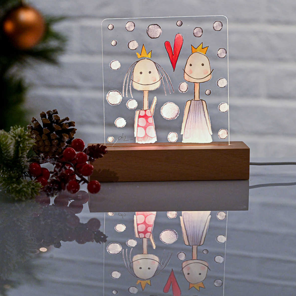 Ζευγάρι - Φωτιστικό Χειροποίητο