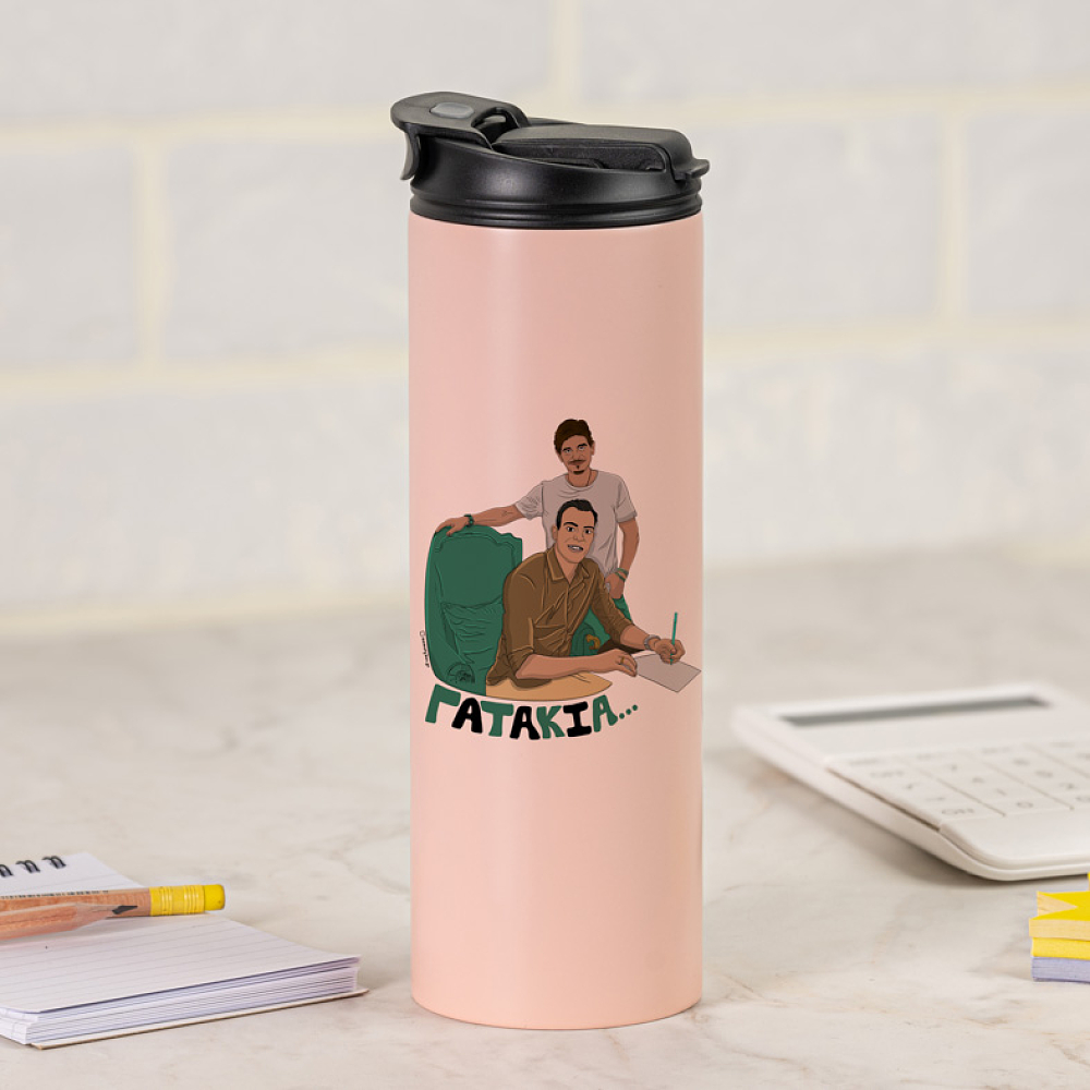 DPG7000 X Σλούκας- "ΓΑΤΑΚΙΑ" - Sports Gym Θερμός 600 ml