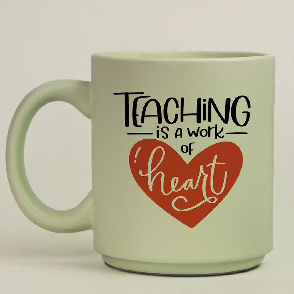 Teaching is a work of Heart - Κούπα Πούδρα MemoryBox