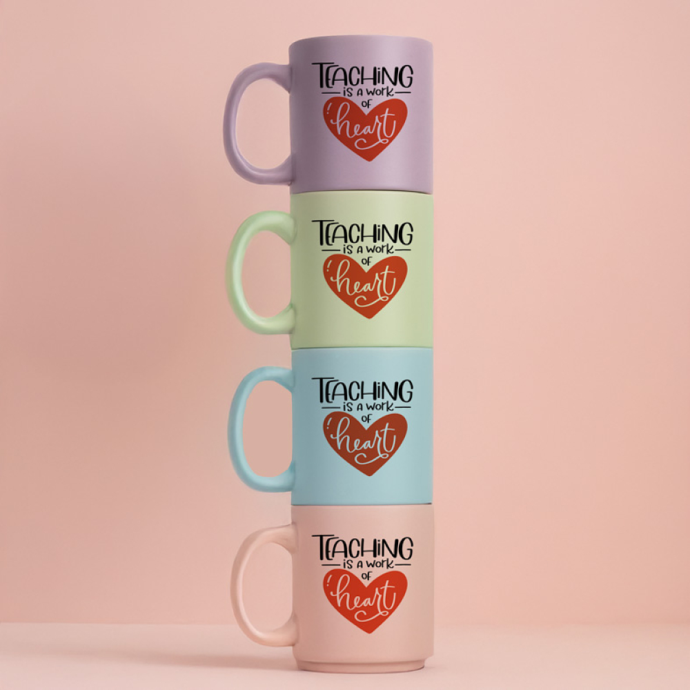 Teaching is a work of Heart - Κούπα Πούδρα MemoryBox