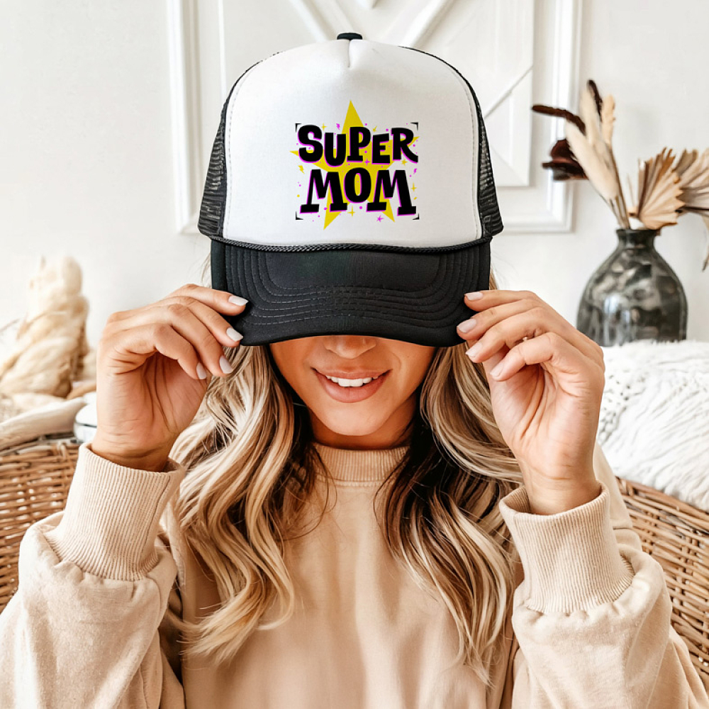 SUPER MOM - Καπέλο Trucker MemoryBox