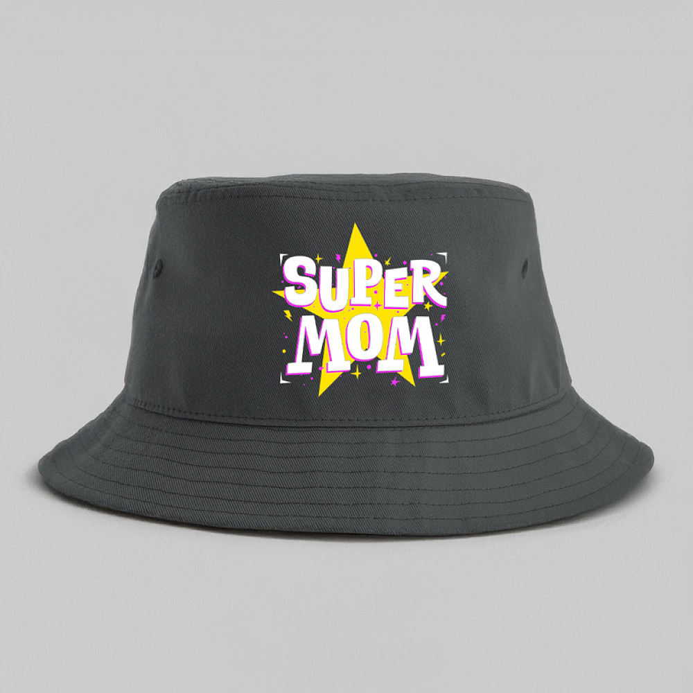 SUPER MOM - Καπέλο Bucket MemoryBox