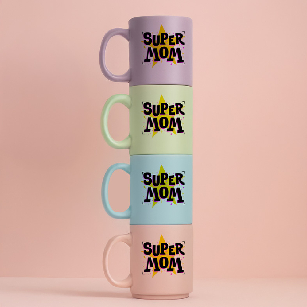 SUPER MOM - Κούπα Πούδρα MemoryBox