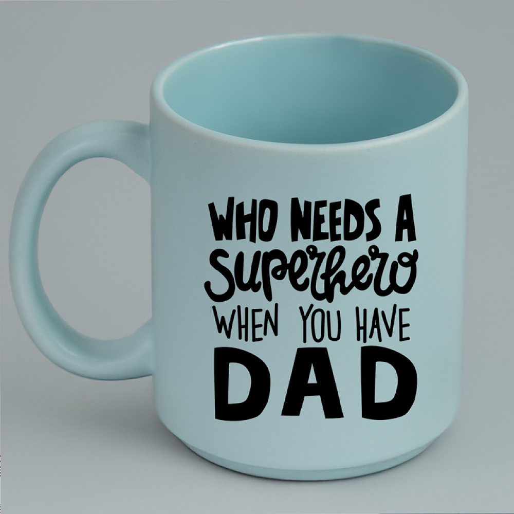 Superhero DAD - Κούπα Πούδρα MemoryBox