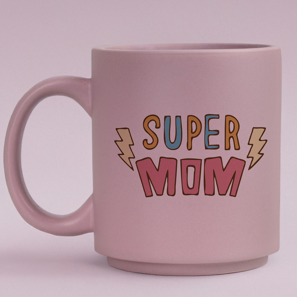SUPER MOM - Κούπα Πούδρα MemoryBox