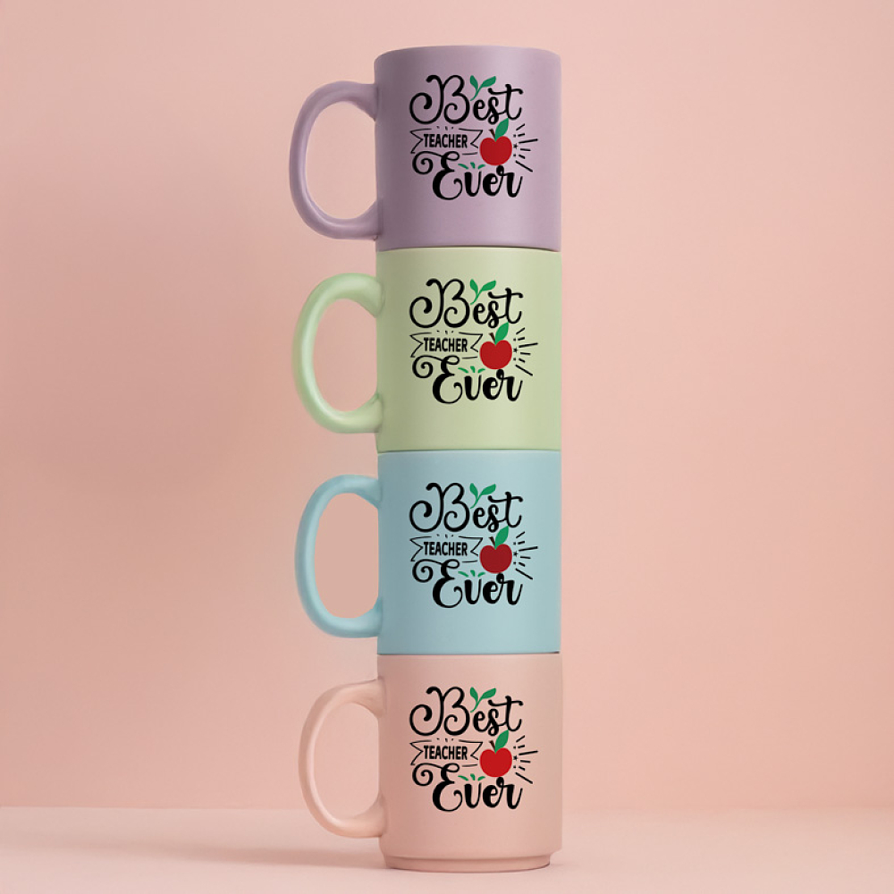 BEST TEACHER EVER - Κούπα Πούδρα MemoryBox