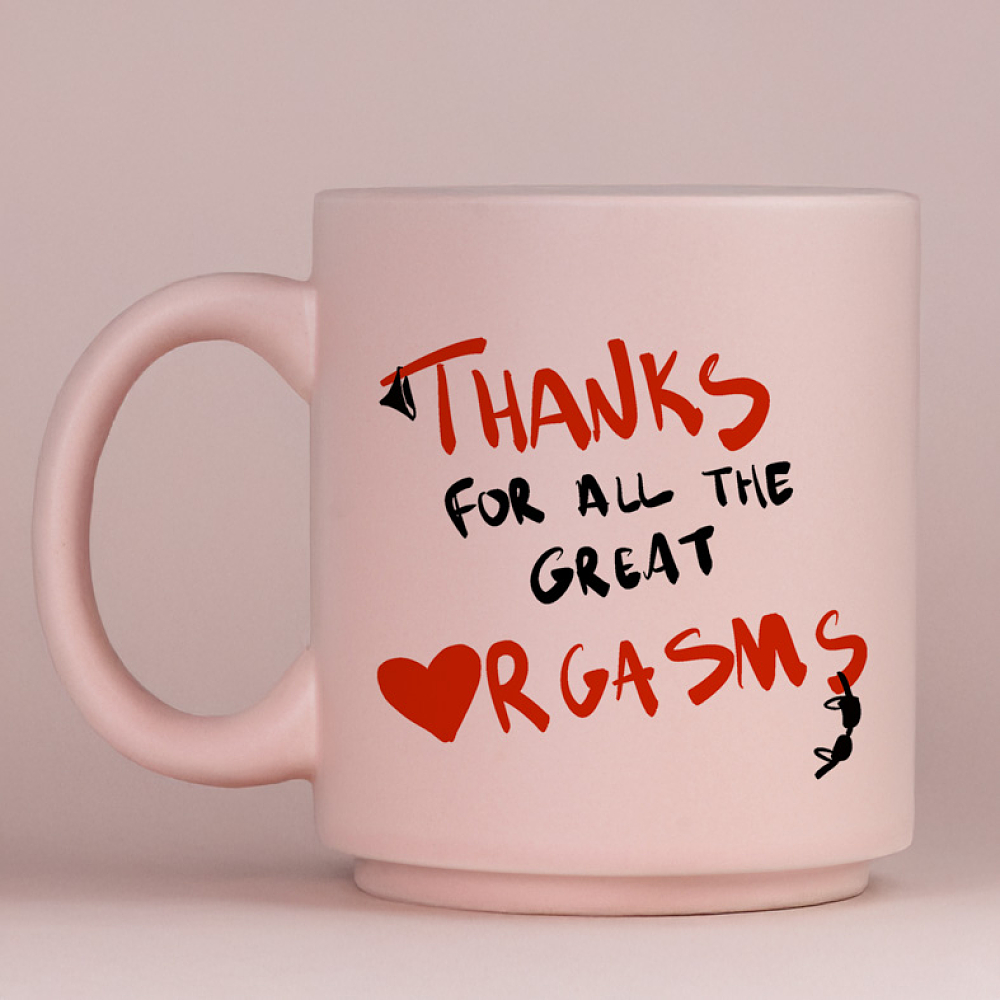 Thanks for all the Great Orgasms - Κούπα Πούδρα MemoryBox