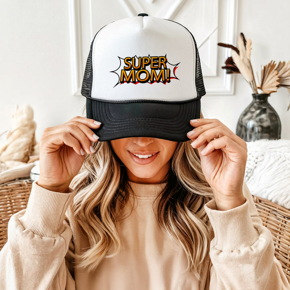 SUPER MOM - Καπέλο Trucker MemoryBox