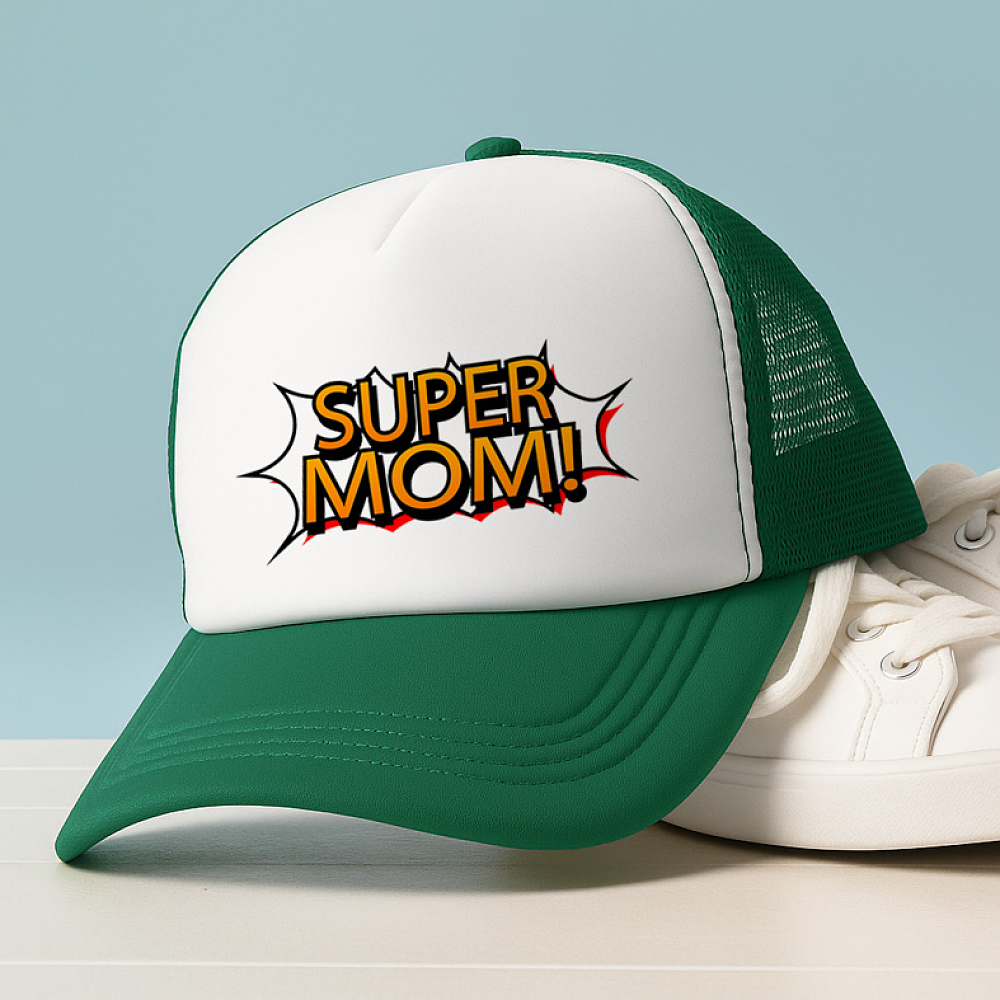 SUPER MOM - Καπέλο Trucker MemoryBox