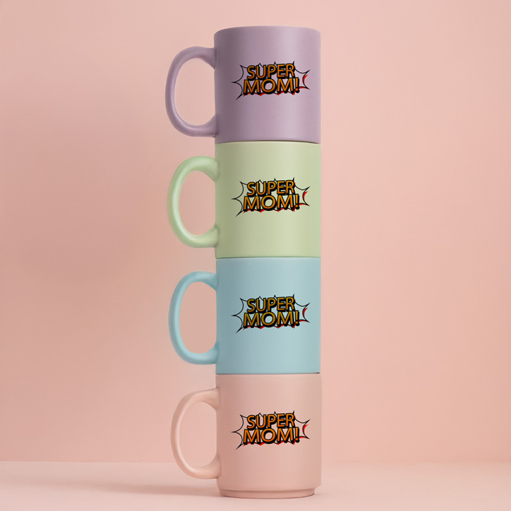 SUPER MOM - Κούπα Πούδρα MemoryBox