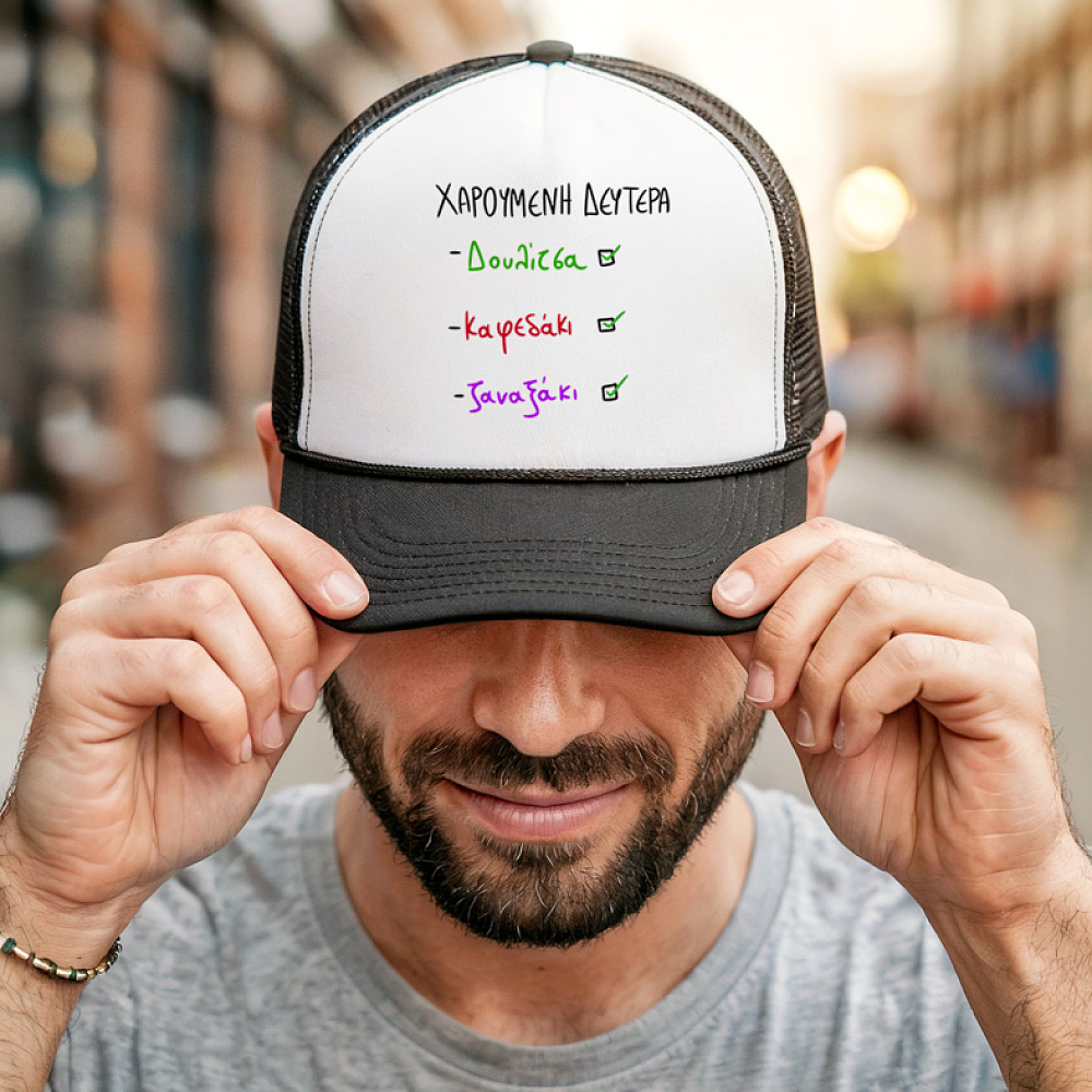 ΧΑΡΟΥΜΕΝΗ ΔΕΥΤΕΡΑ - Καπέλο Trucker MemoryBox
